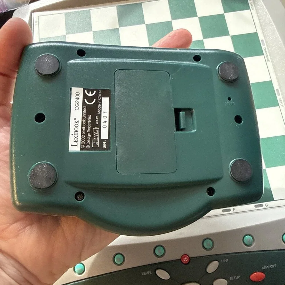 CHESSMAN Pro Lexibook CG 1400 Electronic Chess Game 2002 TIMER Instructions - Picture 6 of 16